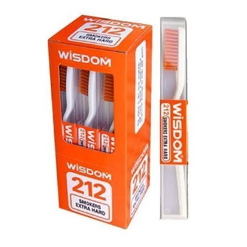 Wisdom Extra Hard Blue Bristle Tooth Brush