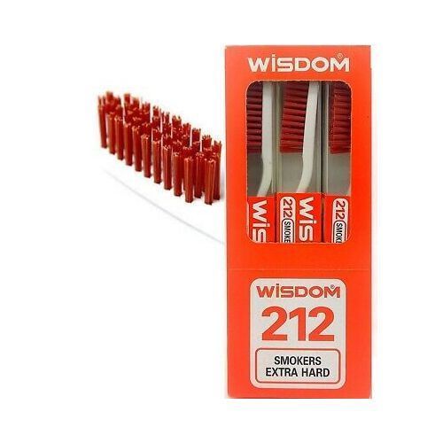 Wisdom Extra Hard Blue Bristle Tooth Brush