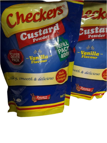 Checkers Custard Vanilla Flavour Refill 400g