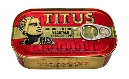 Titus Sardines Red – Can – 125g