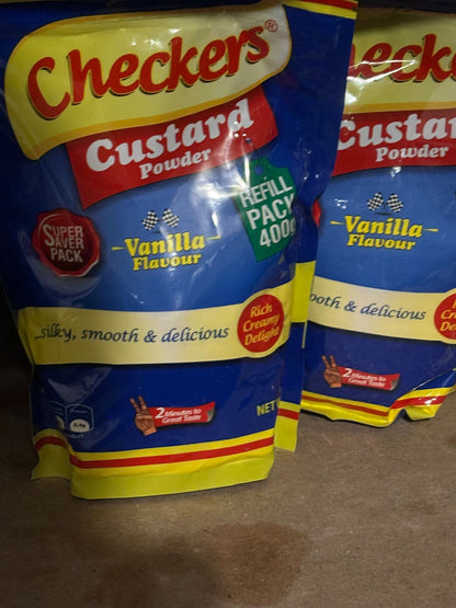 Checkers Custard Vanilla Flavour Refill 400g