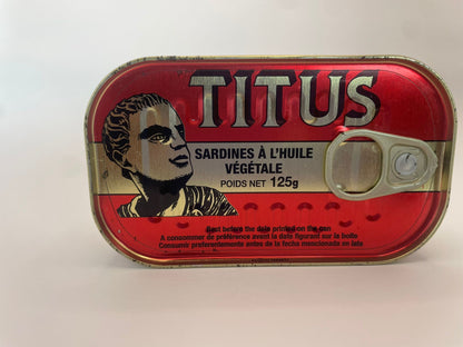 Titus Sardines Red – Can – 125g