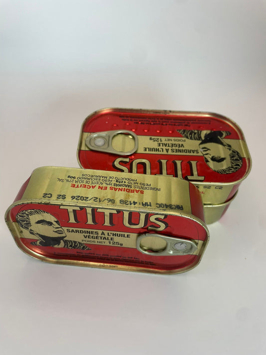 Titus Sardines Red – Can – 125g